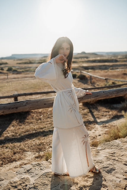 Piti Cuiti Palm Trousers