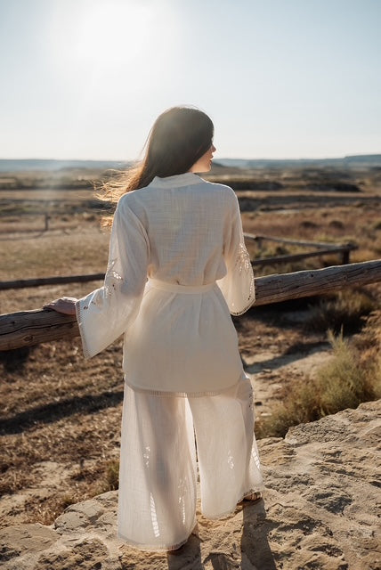 Piti Cuiti Palm Trousers