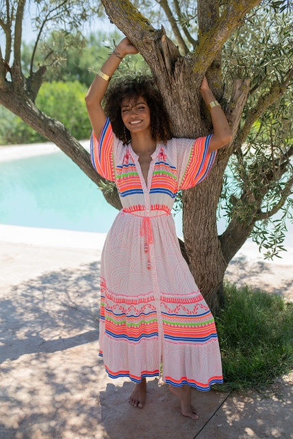 Piti Cuiti Neon Stripe Maxi