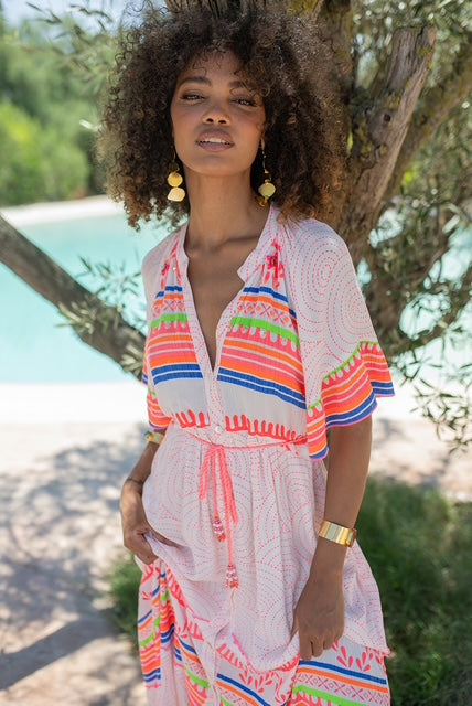 Piti Cuiti Neon Stripe Maxi