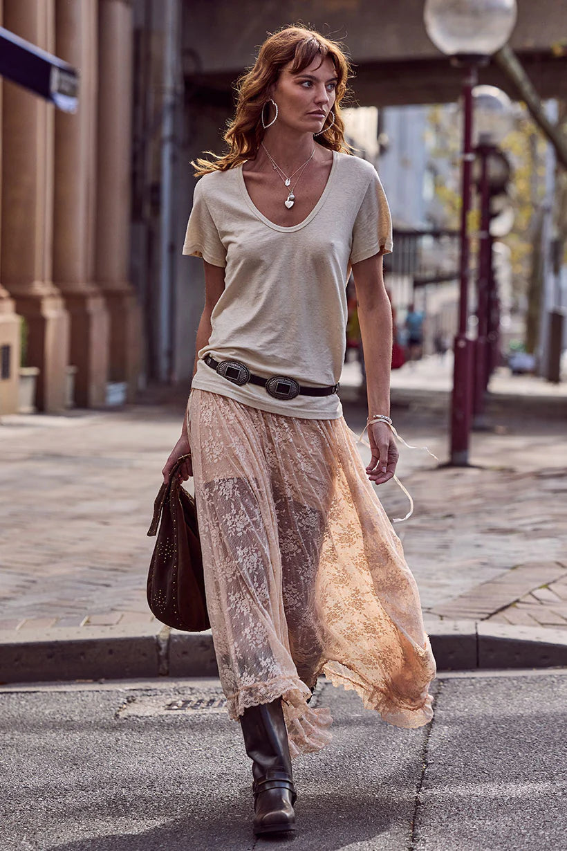 Spell Labyrinth Lace Maxi Skirt