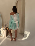 Les Neo Bourgeoises Palomina Dress Aqua
