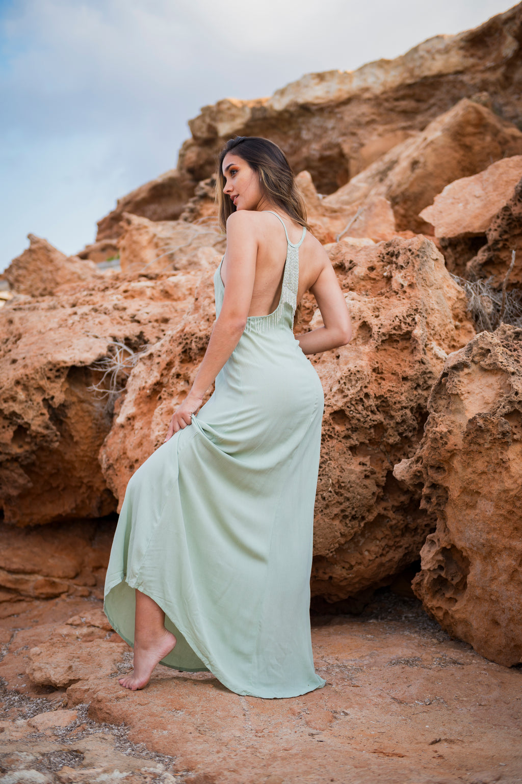 Pampita Island Makaki Dress
