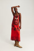 me369 olivia dress red aura