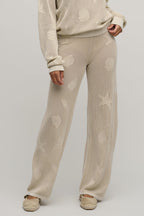 Barefoot Dreams Sunbleached Shell Motif Trousers