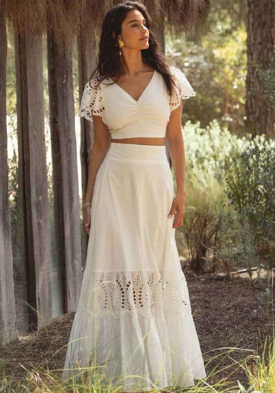 Sole Lisboa Portofino Skirt White