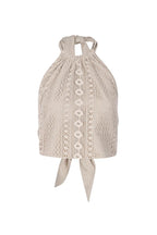 Sole Lisboa Maria Sand Embroidered top