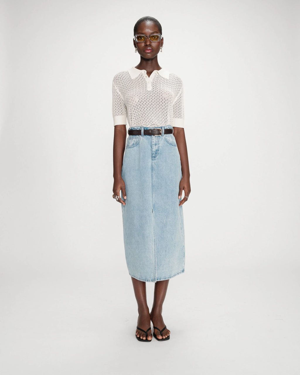 Grace & Mila Varenne Denim Skirt