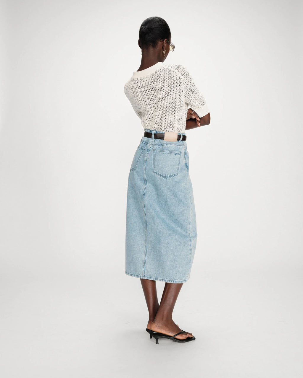 Grace & Mila Varenne Denim Skirt