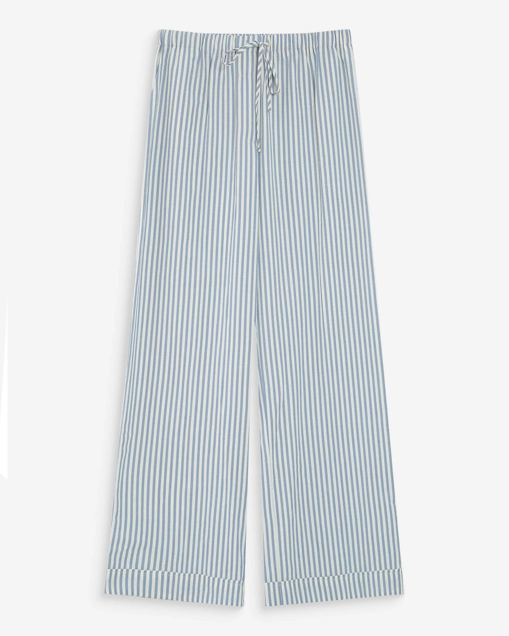 Grace & Mila Volute Seersucker Trouser Blue Stripe