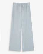 Grace & Mila Volute Seersucker Trouser Blue Stripe