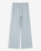Grace & Mila Volute Seersucker Trouser Blue Stripe