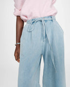Grace & Mila Pompon Jeans Sky Blue
