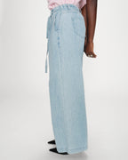 Grace & Mila Pompon Jeans Sky Blue