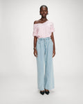 Grace & Mila Pompon Jeans Sky Blue