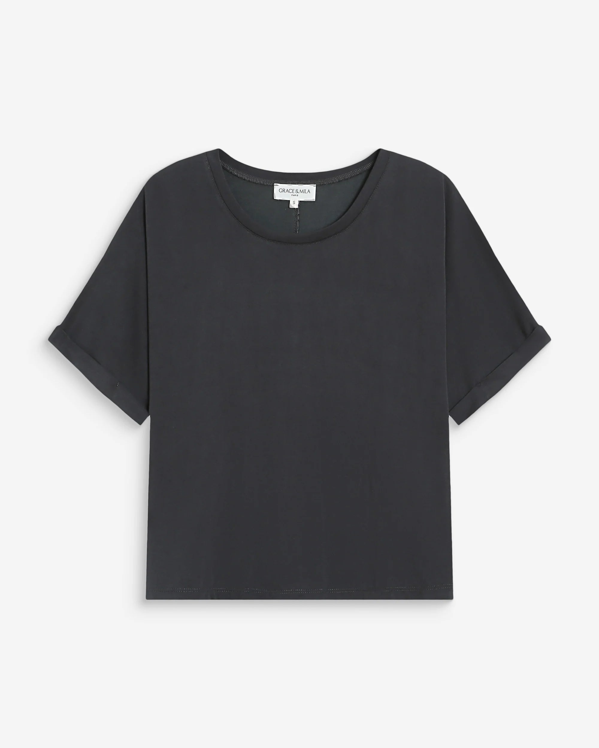 Grace & Mila Parma T-shirt Carbon Black