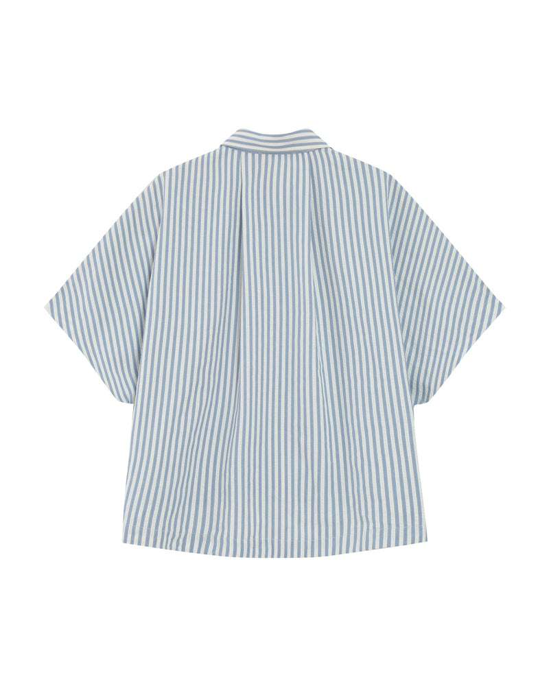 Grace and Mila Blue Stripe Vercia Shirt
