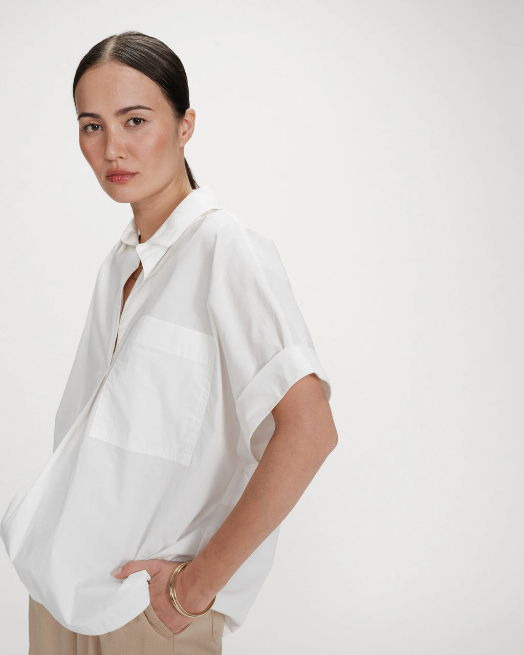 Grace and Mila Versigny Shirt White