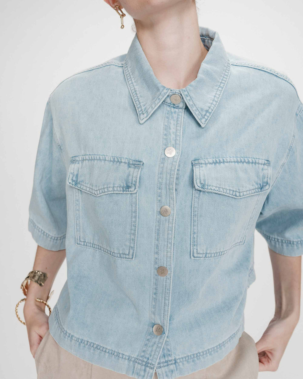 Grace and Mila Vita Denim Shirt