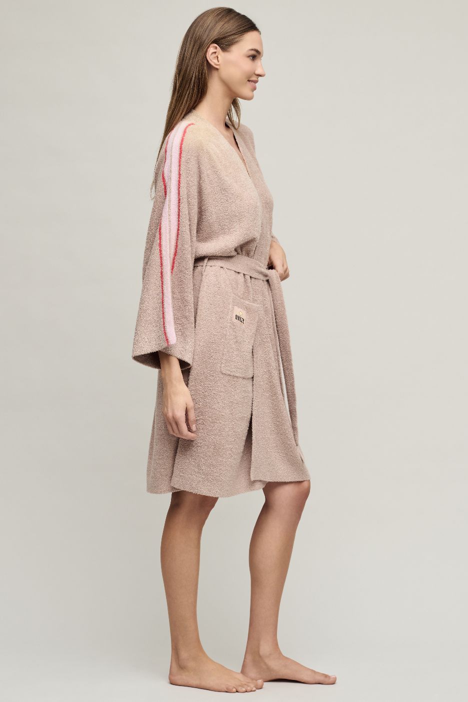 Barefoot Dreams Smiley World Rib Robe