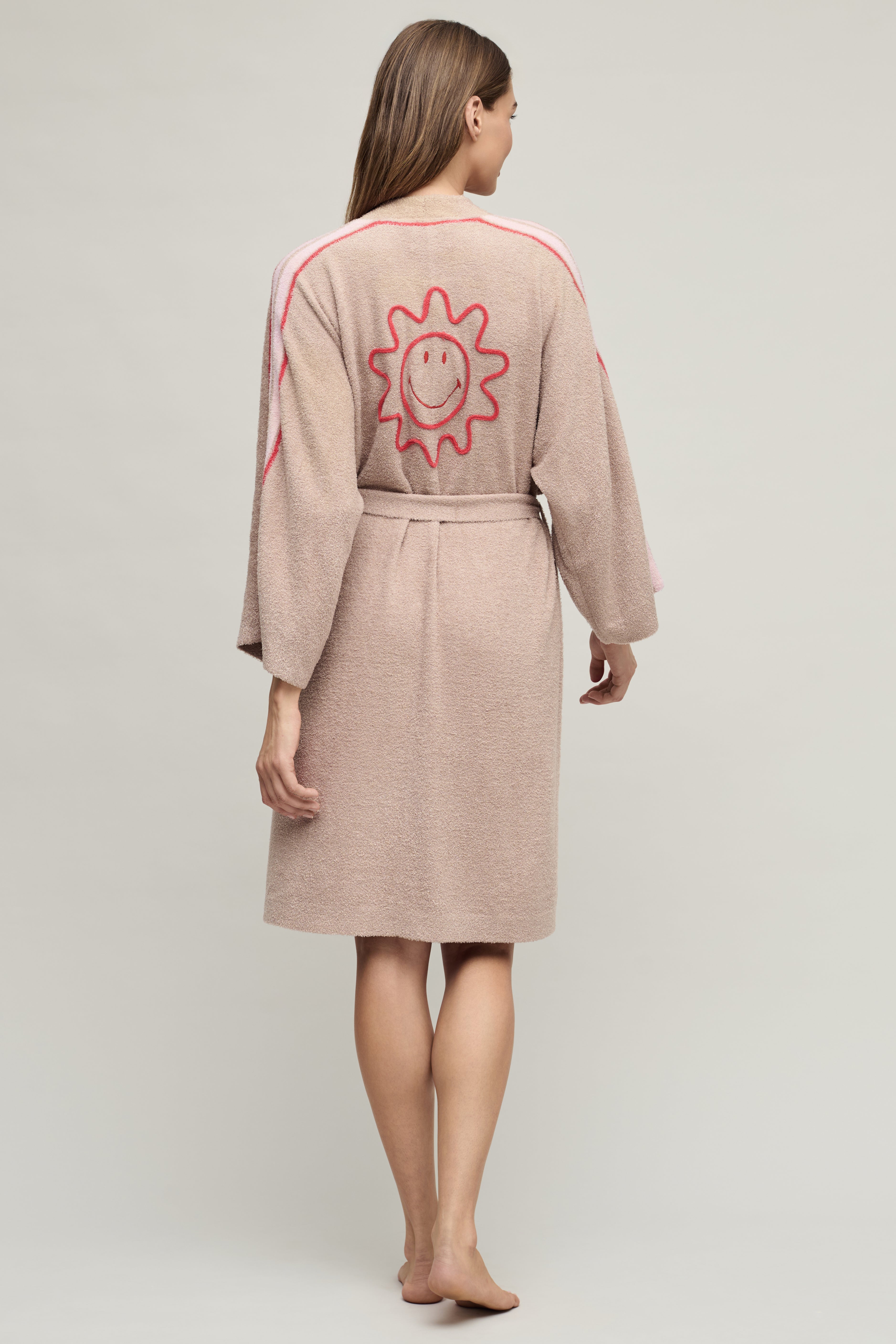 Barefoot Dreams Smiley World Rib Robe