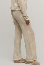 Barefoot Dreams Sunbleached Shell Motif Trousers