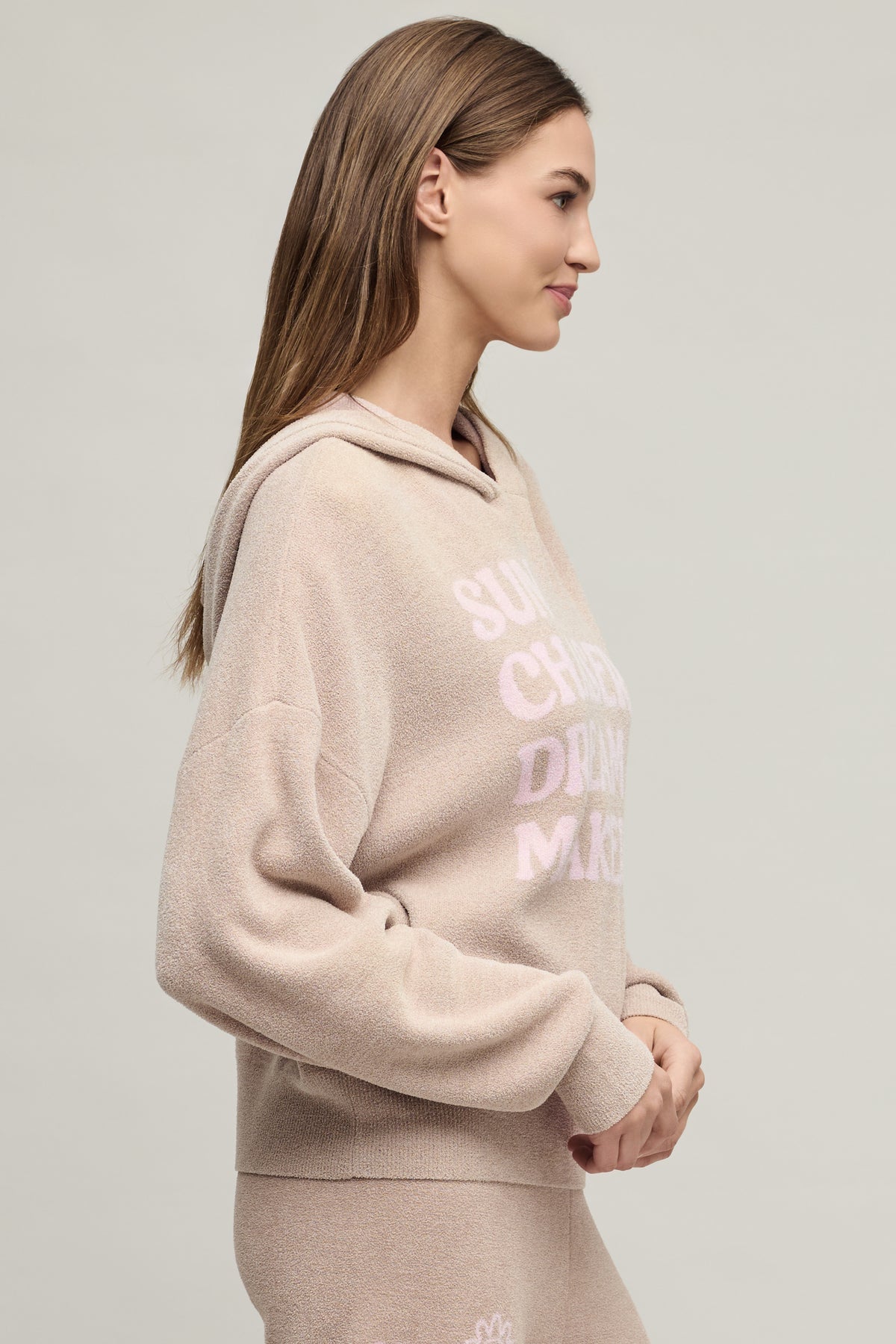 Barefoot Dreams Cotton Smiley World Sun Chaser Hoodie