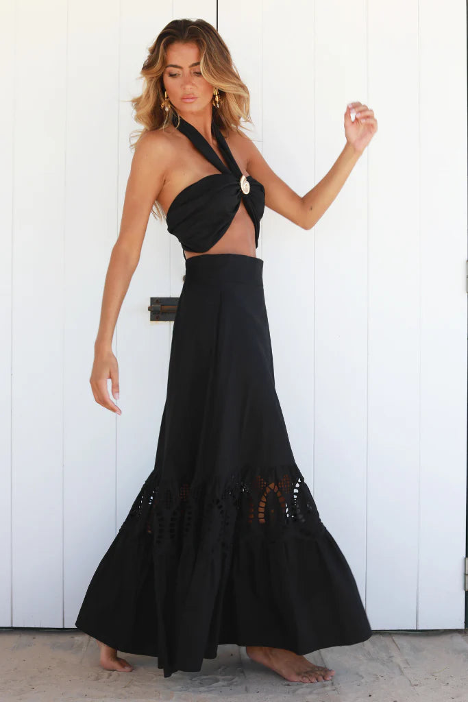 Sole Lisboa Portofino Skirt Black