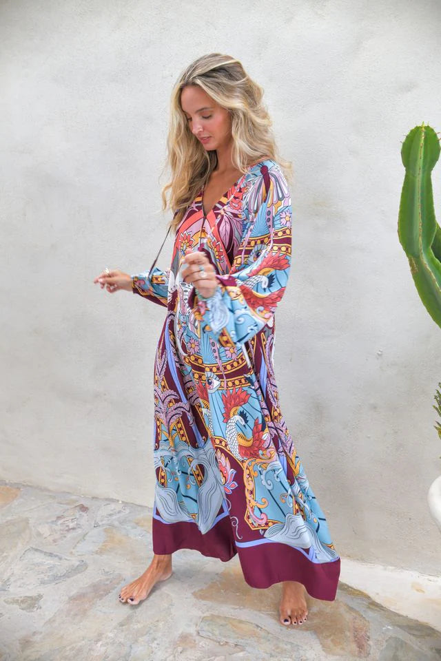 Jaase Wild Hearts Maxi Dress