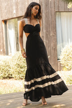 Sole Lisboa Marrakesh Black & Sand Dress