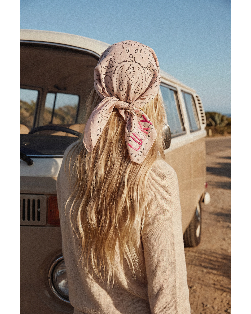 Ma Petit Capsule Cactus Scarf Sand