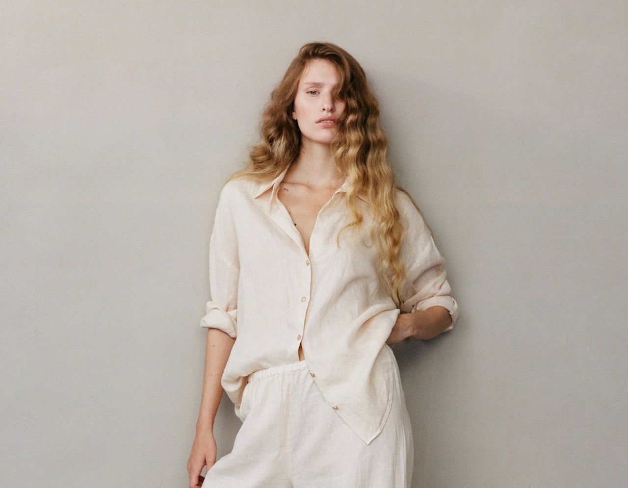 Marule & Love Linen Ivy Shirt Warm Sand
