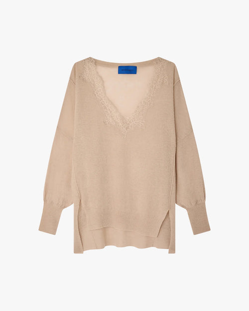 Aera Jumper Beige by Mes Demoiselles Paris