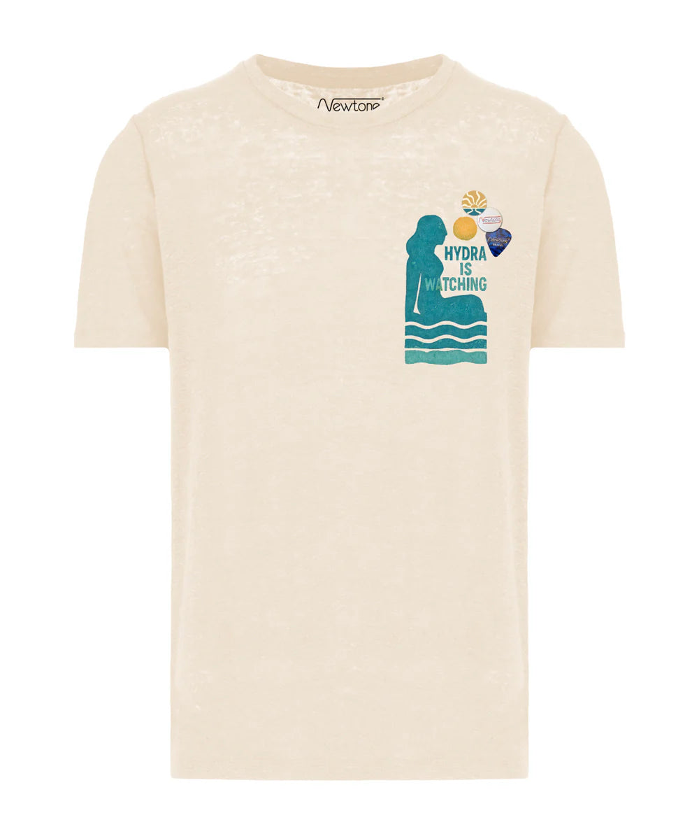 Newtone Hydra is Watching Tshirt Natural