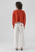 Orfeo Paris  Vinciane Jeans Ecru