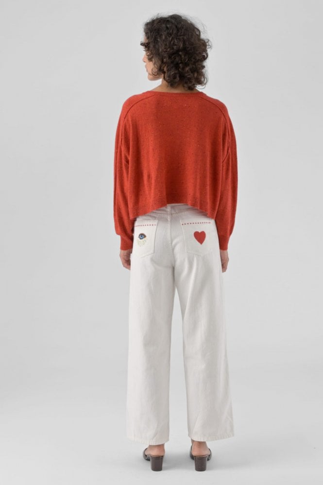 Orfeo Paris  Vinciane Jeans Ecru
