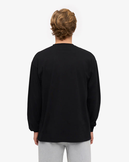 Colorful Standard Classic Oversized Organic Long Sleeve T-shirt Deep Black