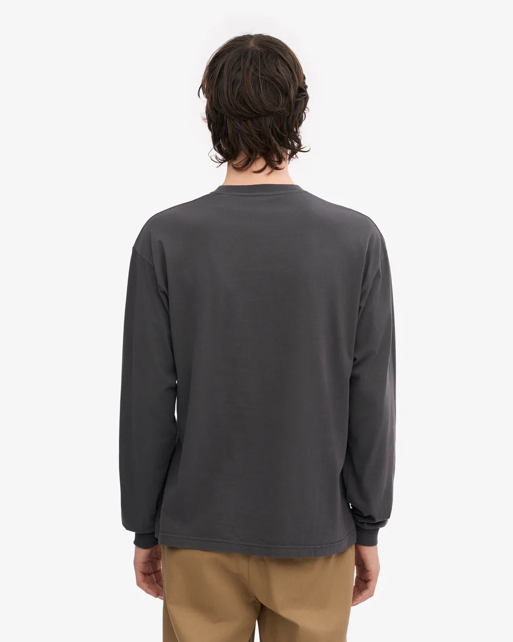 Colorful Standard Classic Oversized Organic Long Sleeve T-shirt Lava Grey