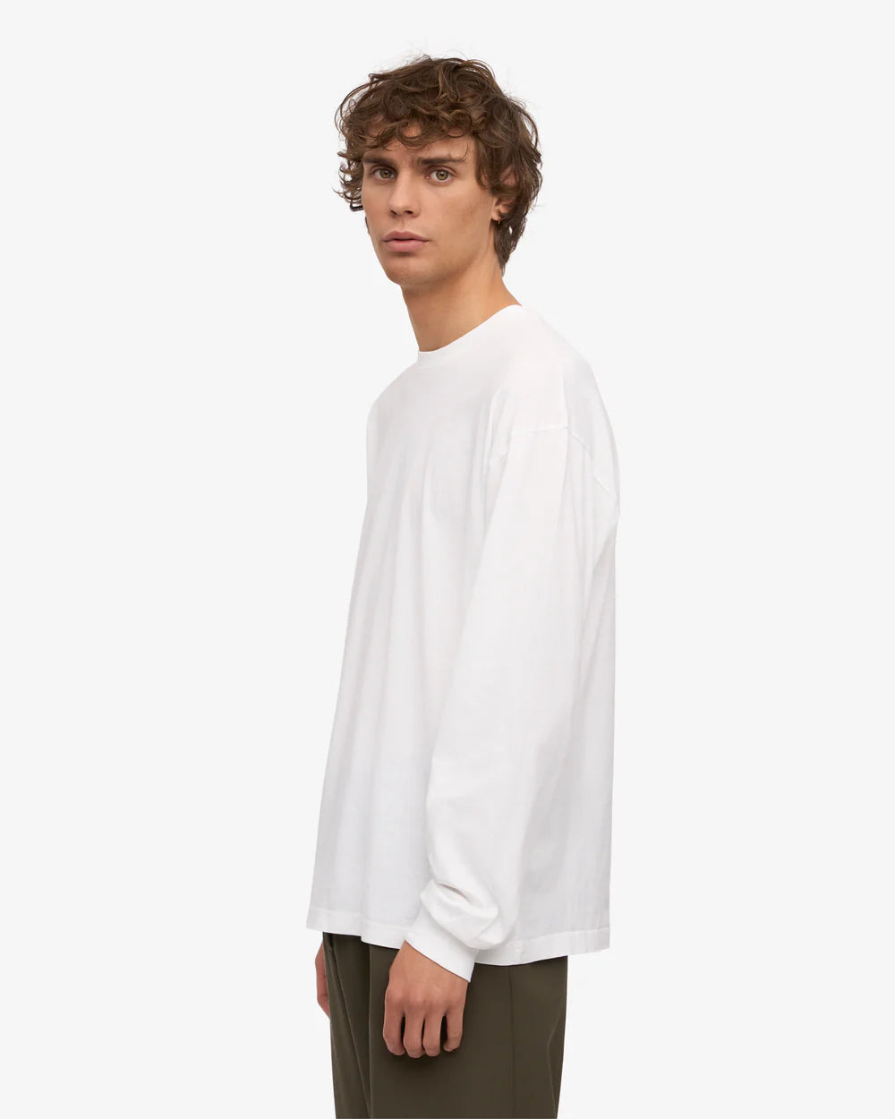 Colorful Standard Classic Oversized Organic Long Sleeve T-shirt Optical White