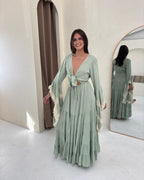 Pampita Susani Dress Green