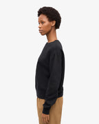Colorful Standard Womens Classic Organic Crew Deep Black