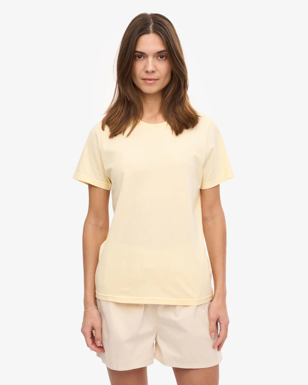 Colorful Standard Womens Organic Light Tee Soft Yellow