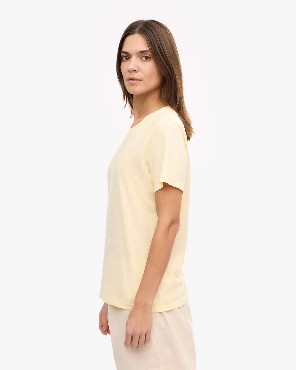 Colorful Standard Womens Organic Light Tee Soft Yellow